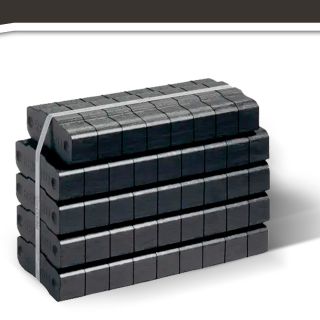 Oblíbené uhelné brikety Rekord 7 v provedení svazek 25 kg. 🪨🔥